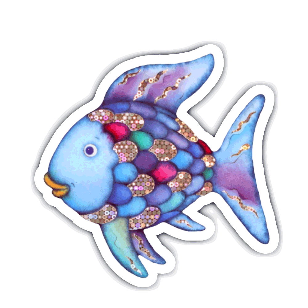 Rainbow Fish Sticker
