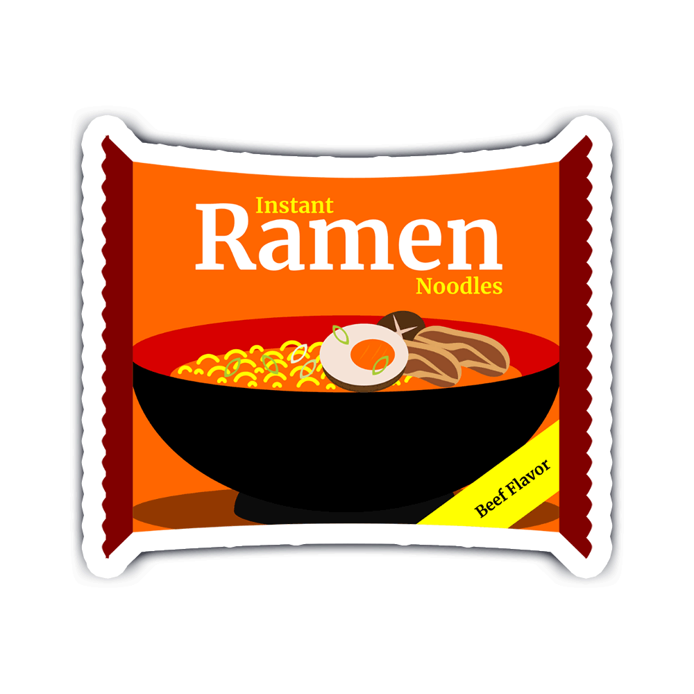 Ramen Package Sticker