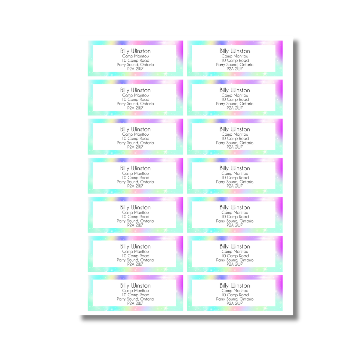 Patterned Return Address Labels