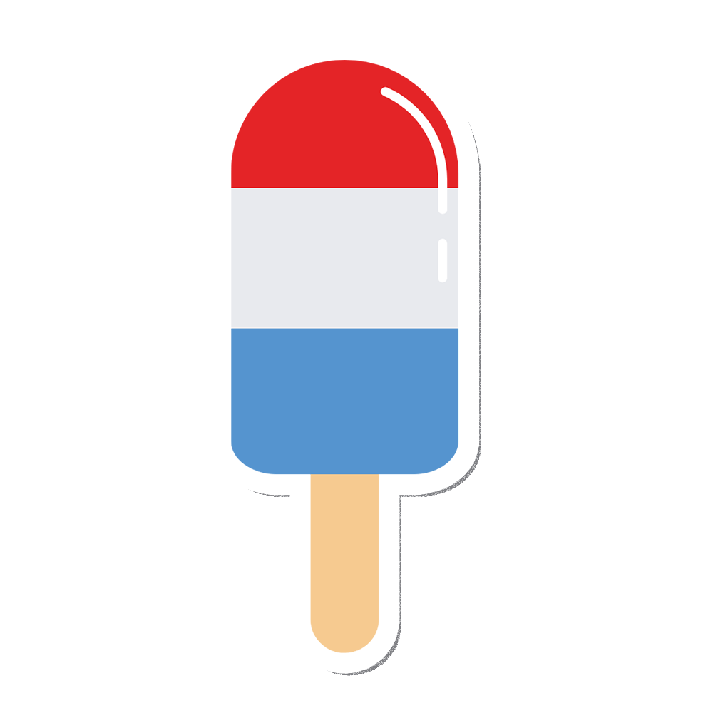 Rocket Popsicle Sticker