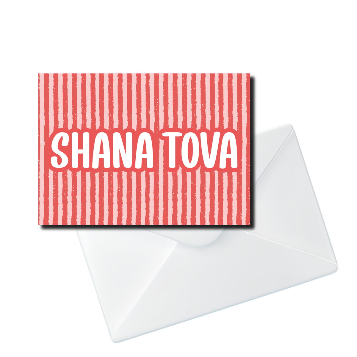 Shana Tova Red Stripe Card