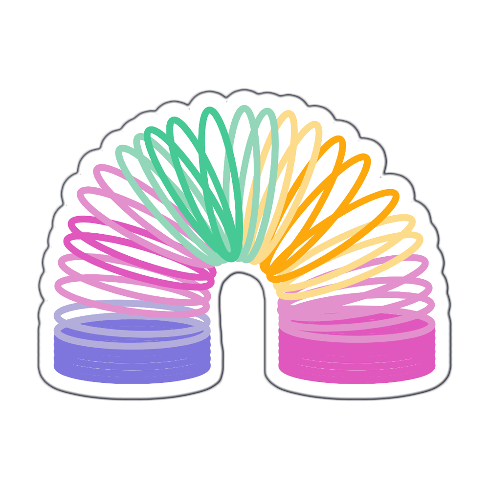 Slinky Sticker