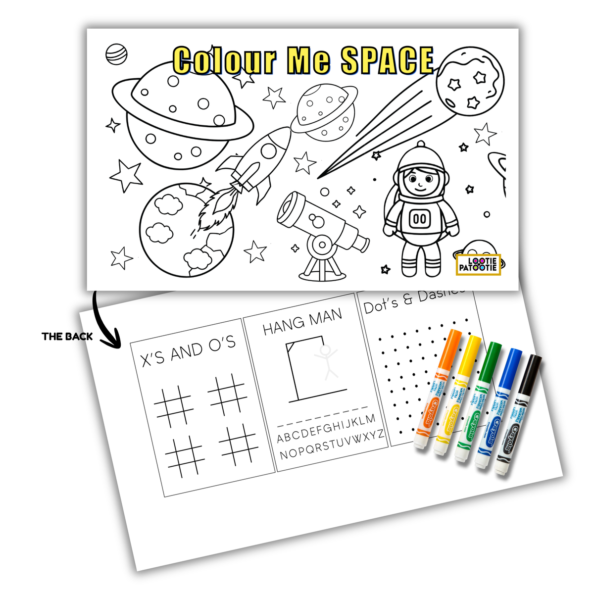 Space Colouring Placemat
