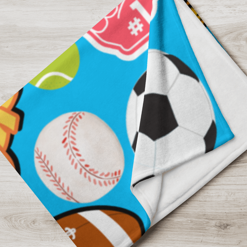 SP x LP Sports Fleece Name Blanket