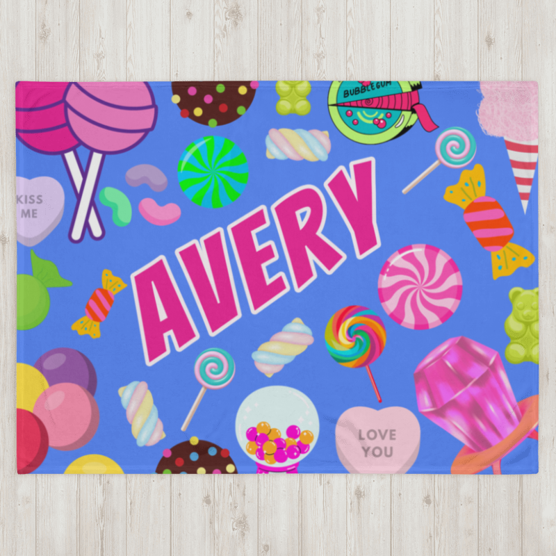 SP x LP Sweet Escapes Fleece Name Blanket