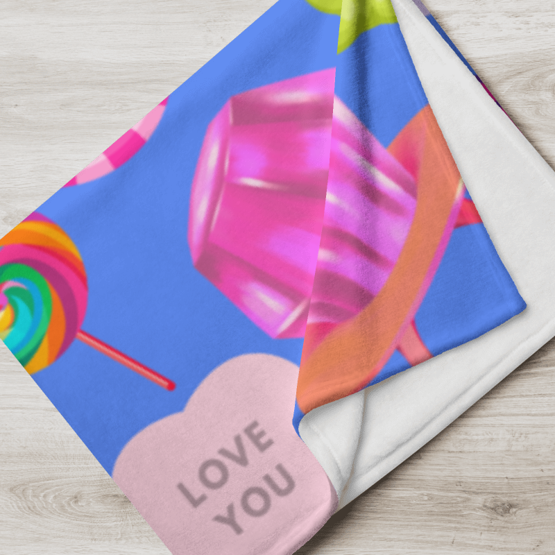 SP x LP Sweet Escapes Fleece Name Blanket
