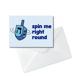 You Spin Me Note Card