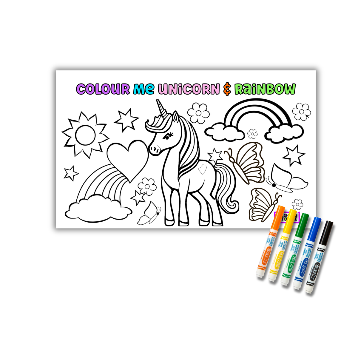 Unicorn Colouring Placemat