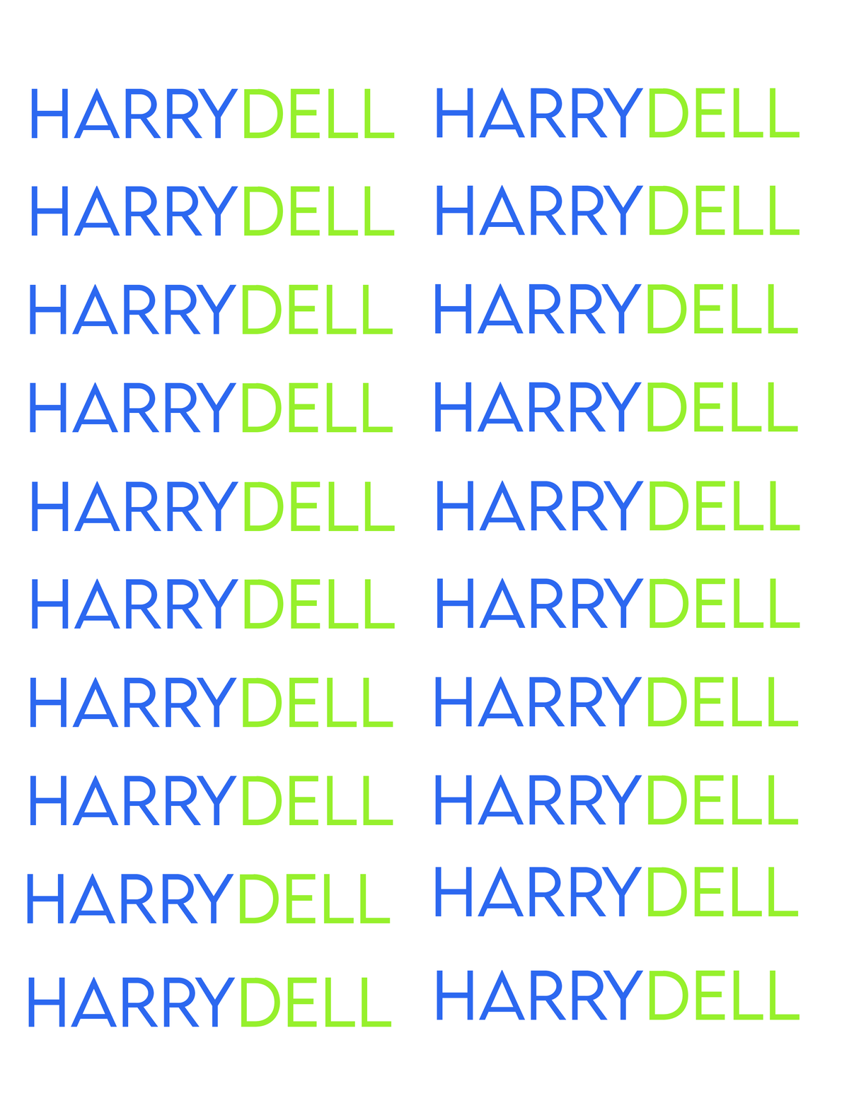 Simple Name Stickers